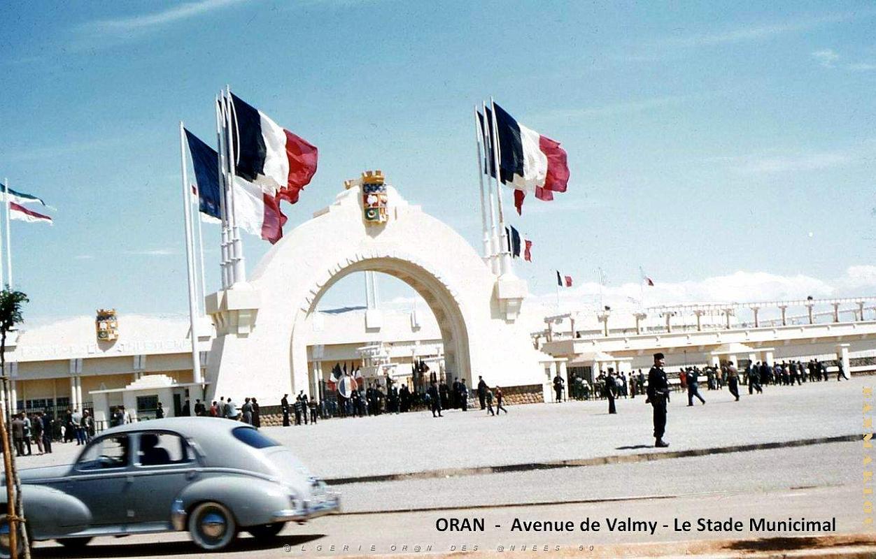 Oran - Avenue de Valmy - Stade  Municipal - Inauguration - 1957.jpg